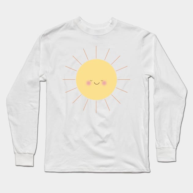 Sun Long Sleeve T-Shirt by littlemoondance